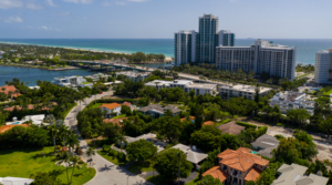 Areal picture of Bal Harbour